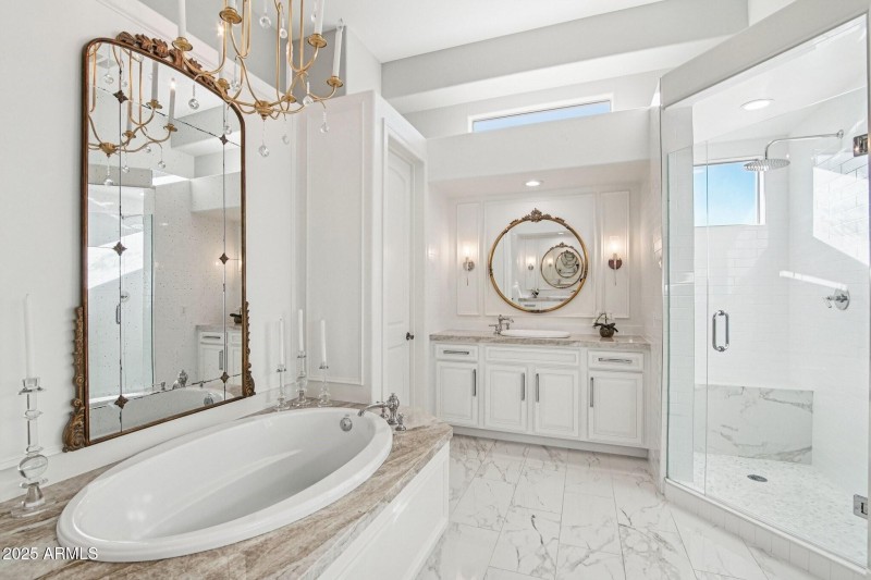 Separate Tub & Walk-In Shower