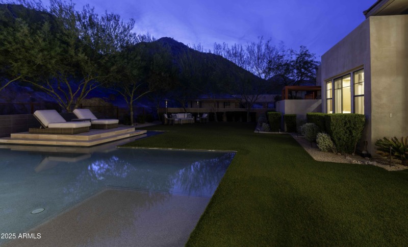 Backyard View Adjacent to Mountain