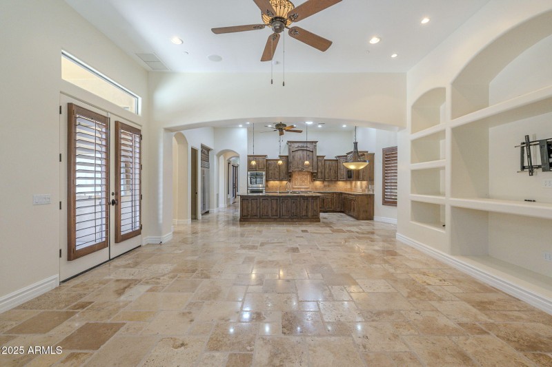Kitchen as seen from family room