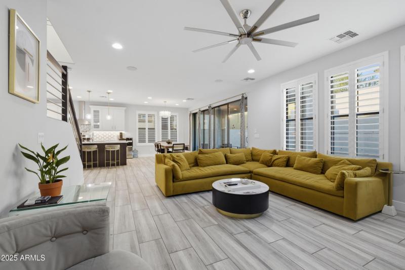 Living Room Fans Shutters