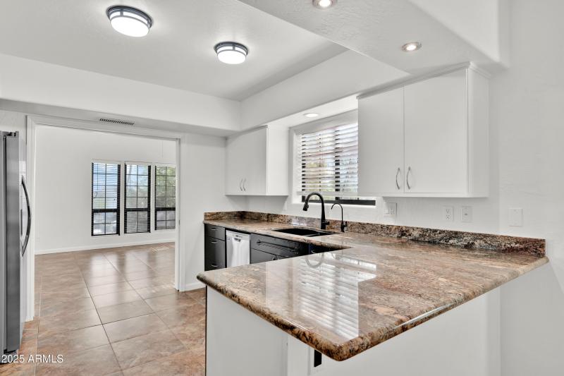 El Lago Kitchen Side View