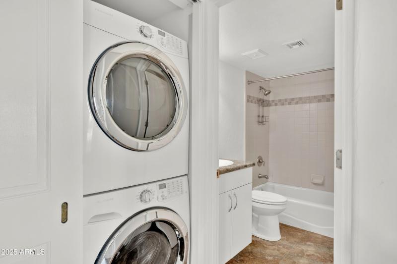 El Lago Laundry and Hall Bathroom