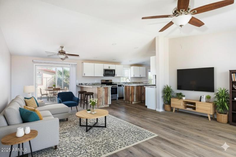 Virtually Staged - Living Room Stagecoa