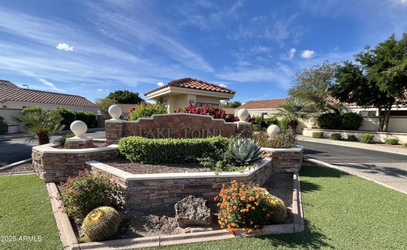 Lake Point gated entrance