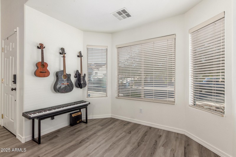 Living room dining room space