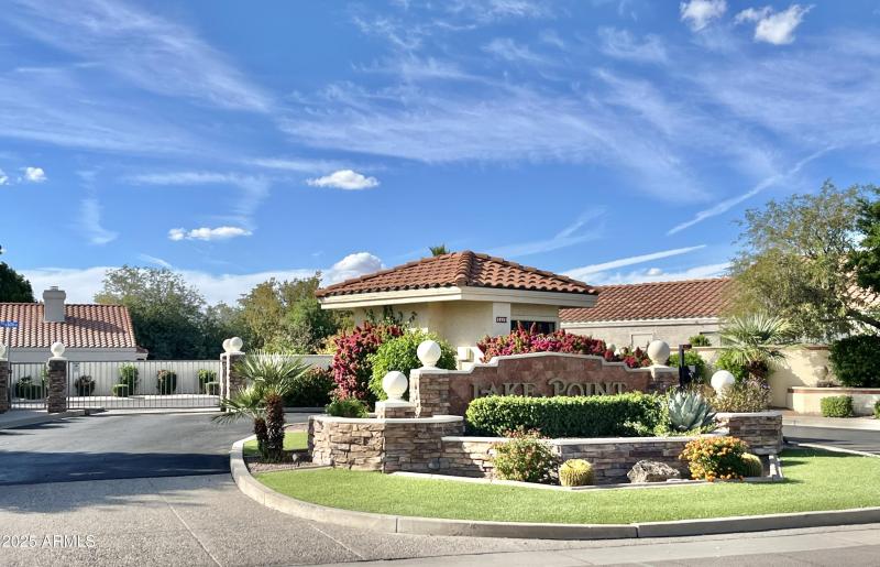 Lake Point gated entrance