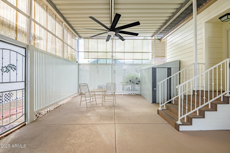 Covered Seating Area