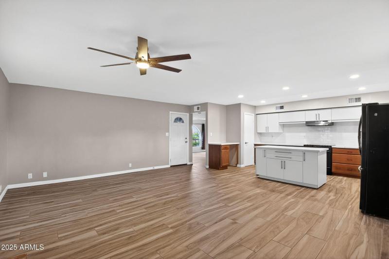 Living Room Kitchen