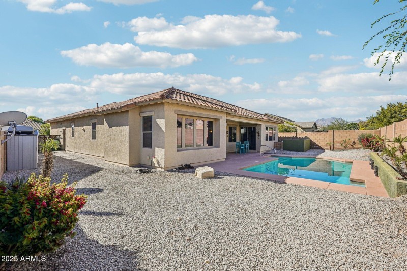 59 Pool, Back and East side of house RV