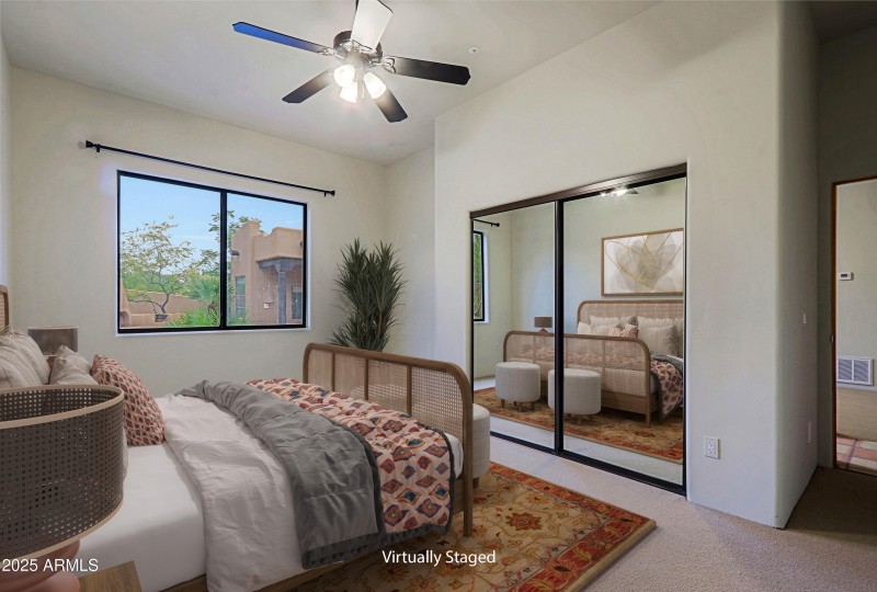 Casita Bedroom Staged