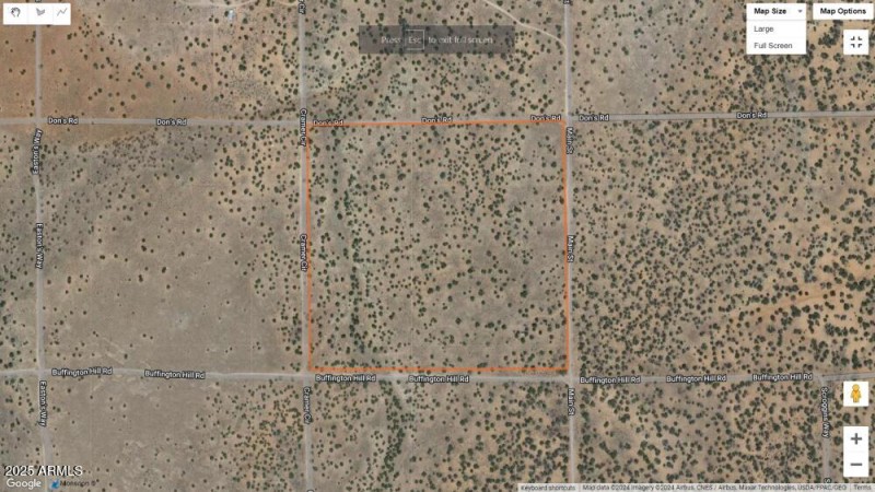 Satellite Image Heber Buffington Hill Pr