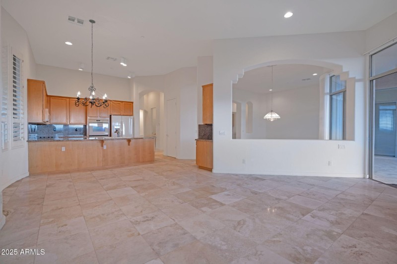 Kitchen opens to Greatroom!