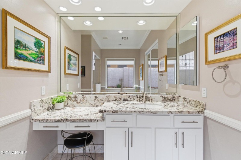 Vanity in Primary Bath