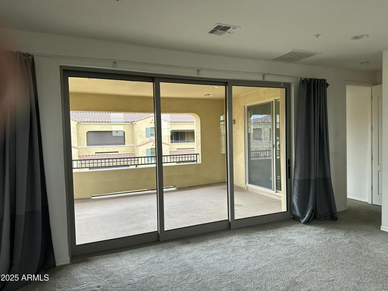 Master bedroom Glass Wall and Balcony