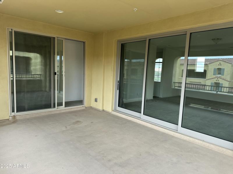 Master bedroom balcony