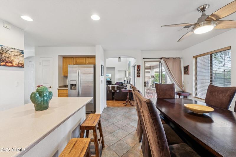 Tile floors