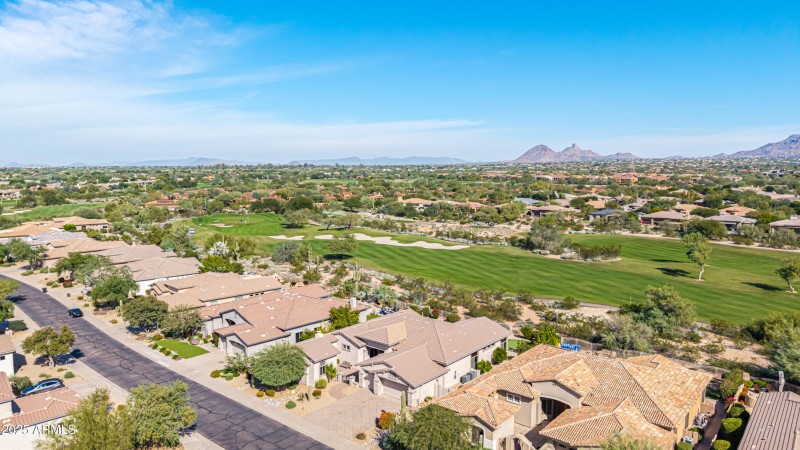 84th Way drone golf view north