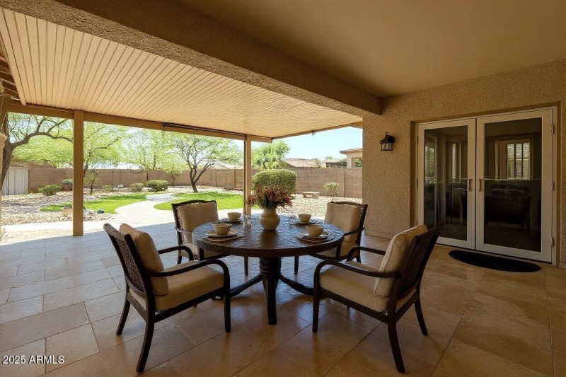 Virtually Staged Patio