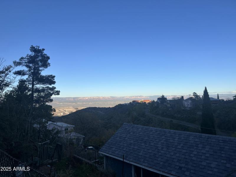 View from back terrace