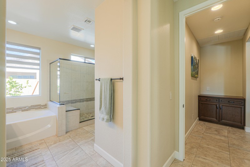 Master bath entry