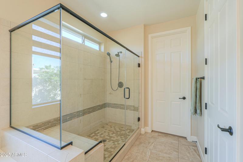 Master walking shower