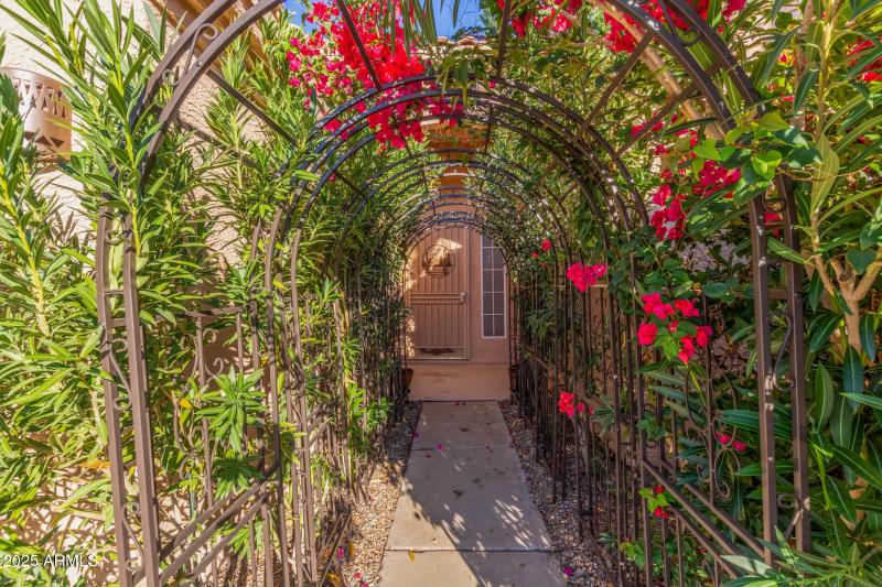Garden Arch at Entrance