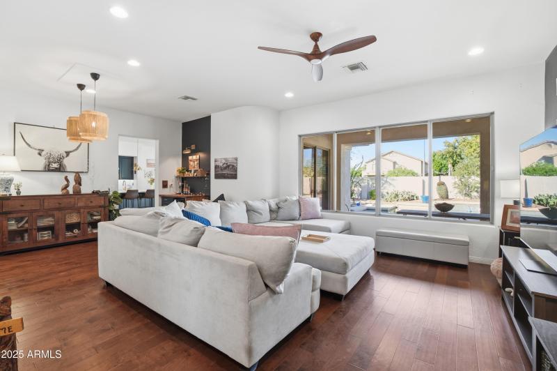 View to Pool Area from Living Room