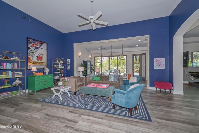 New sliders in great room