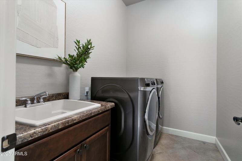 Laundry is near Primary Bedroom