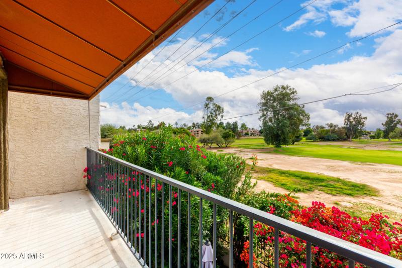 Back Balcony Overlooking Golf Course
