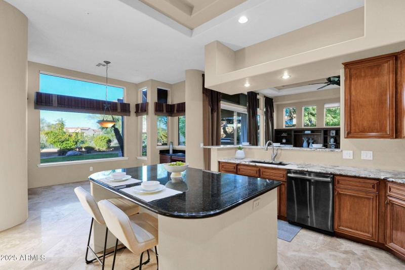 Kitchen View to Outside