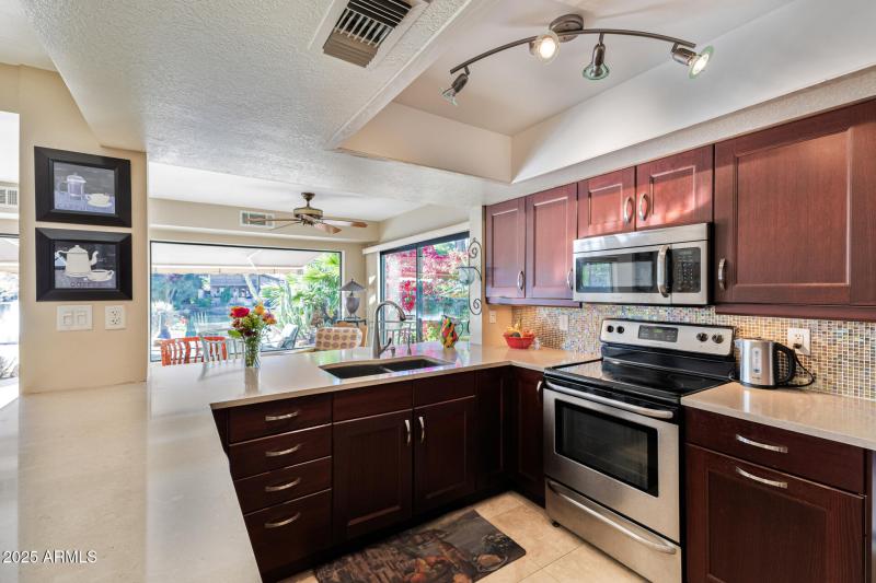 Kitchen w/ open views