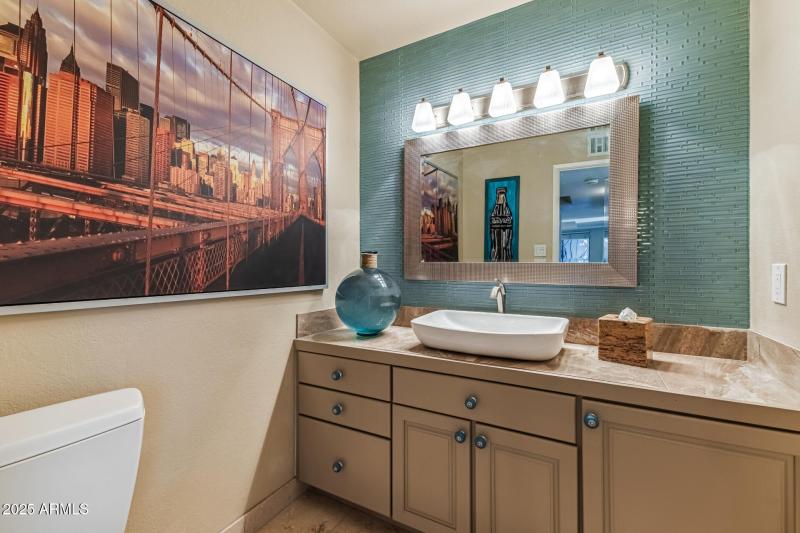 Downstairs half bath