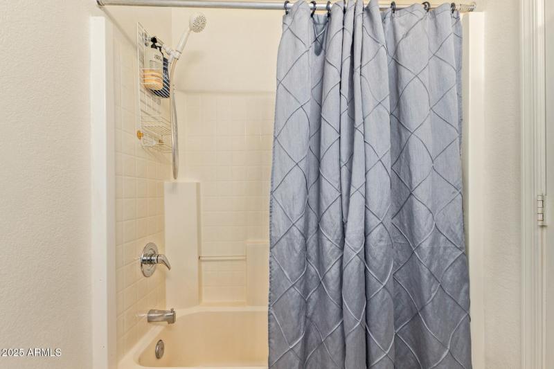 Shower in Secondary Bathroom