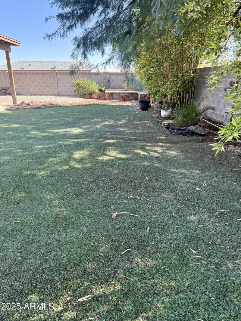 TURF SPACIOUS YARD