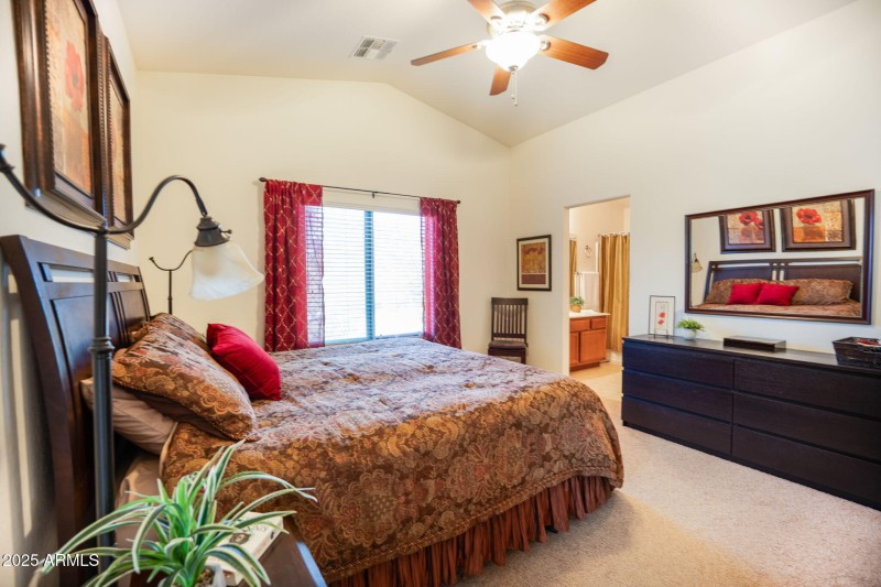 primary bedroom & ensuite