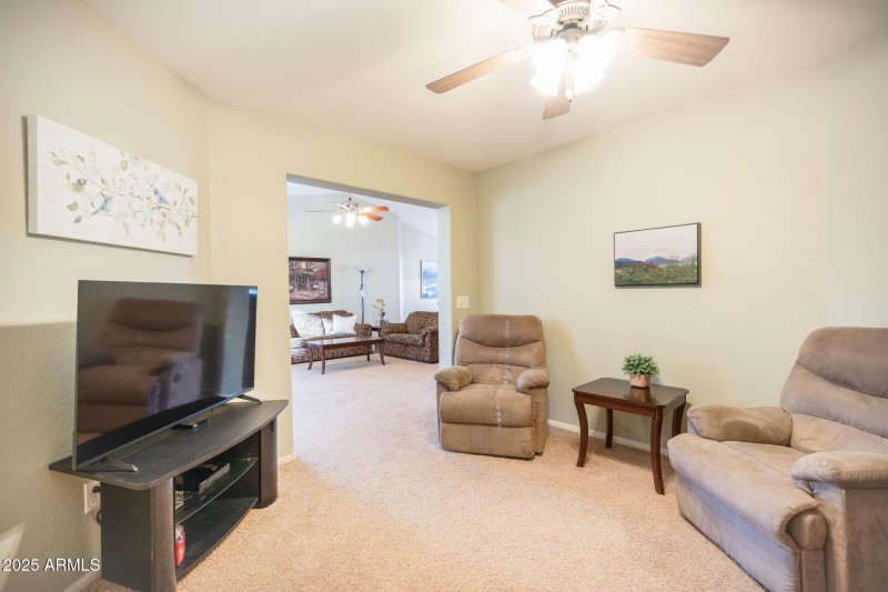 separate den or office