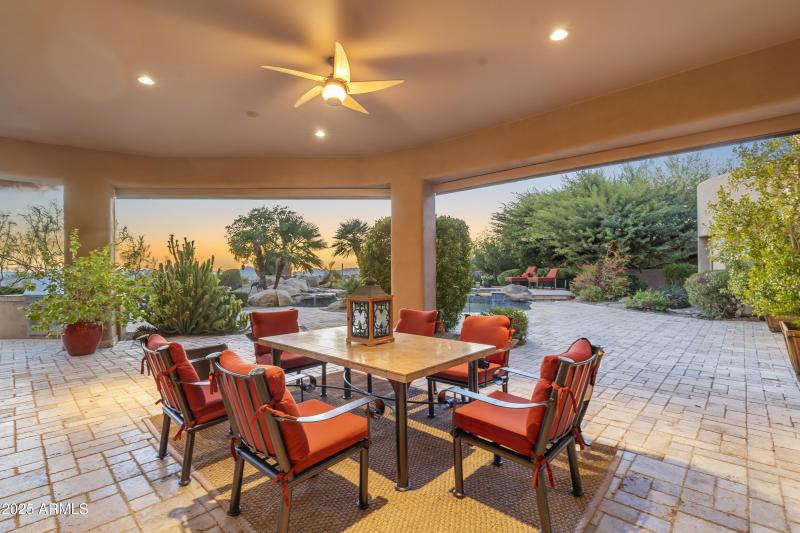 Covered Patio - View
