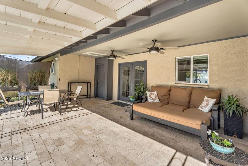Large Covered Back Patio