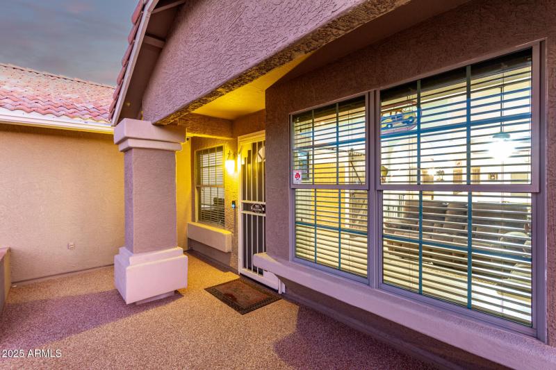 Extensive Front Porch