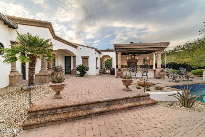 Backyard with Kitchen