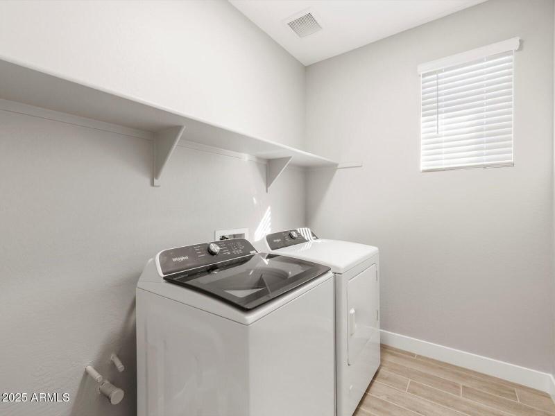 Included Washer & Dryer