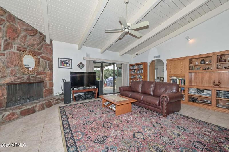 Family Room-Fireplace