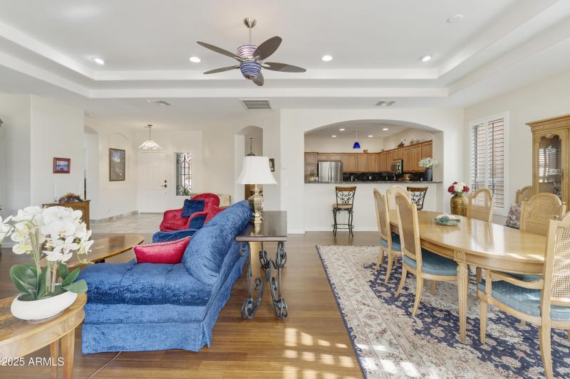 Great Room off entry and kitchen