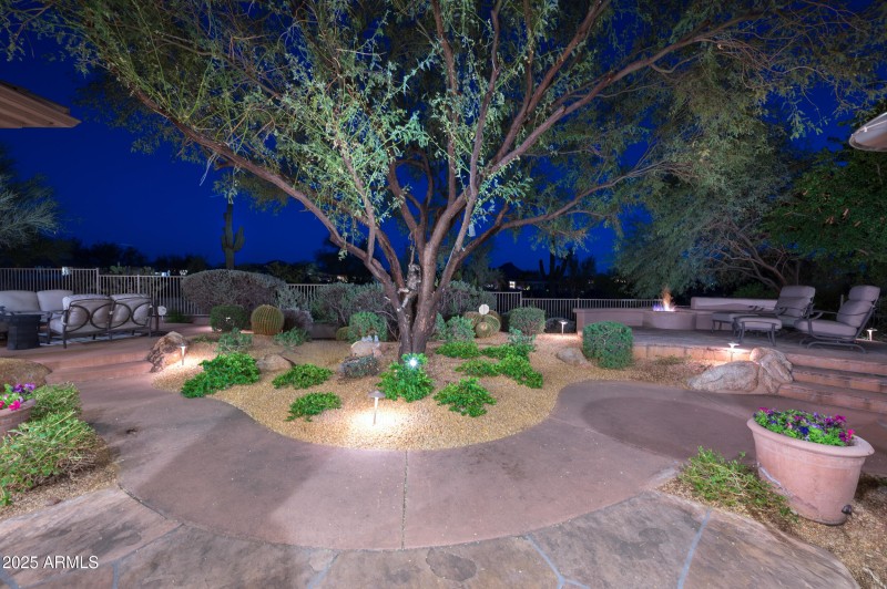 Rear Patio Twilight Elegance~
