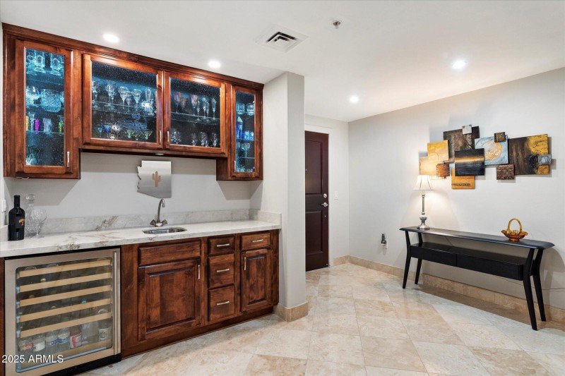 Private Wet Bar off of Entry