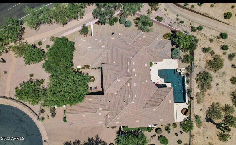 Lot overhead view