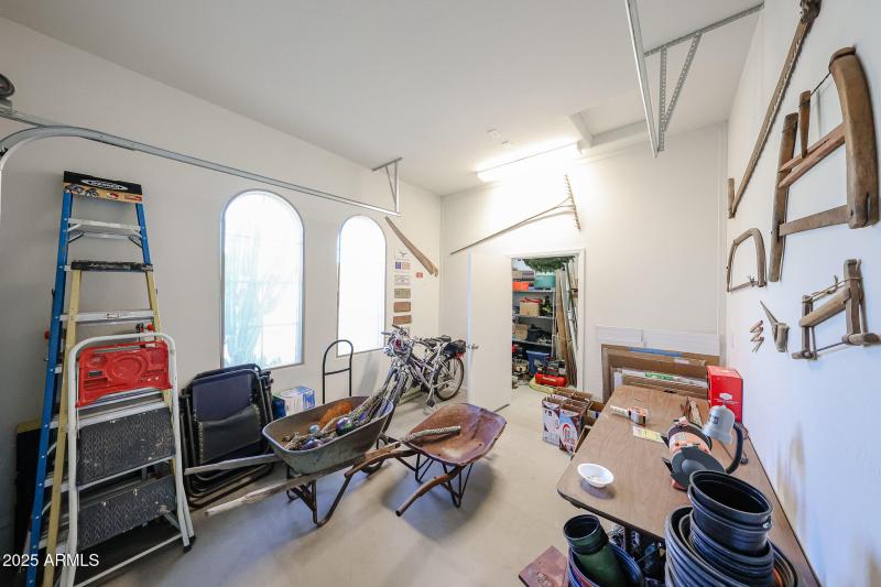 3rd Car Garage w/closet for more storage