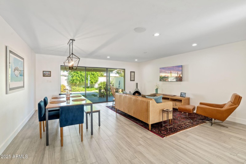 Living room and Dining Space
