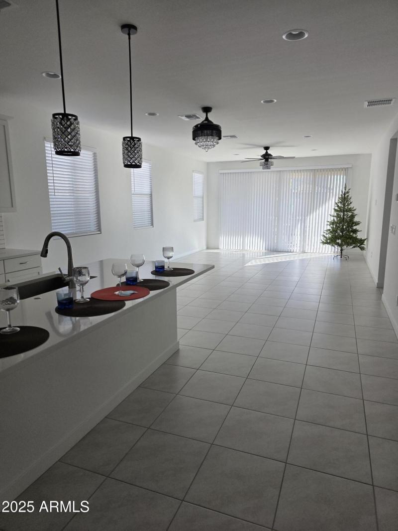 closer view to patio doors